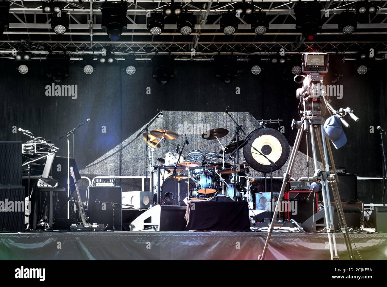 Empty Rock Band Stage