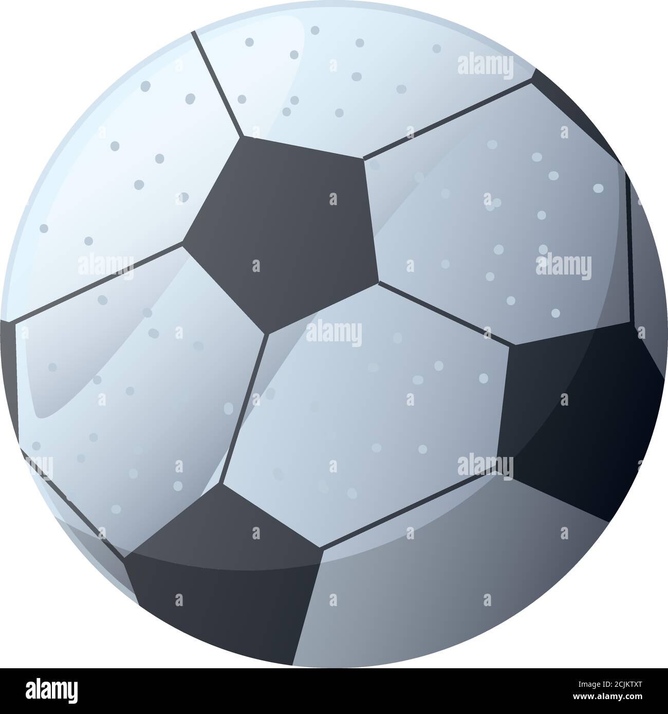 soccer ball on white background vector illustration design Stock Vector ...