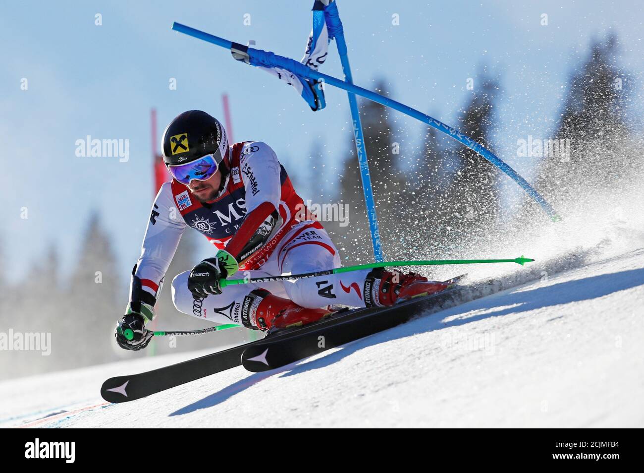 Alpine Skiing Fis Alpine Skiing World Cup Men S Giant Slalom Adelboden Switzerland 06 01 18 Marcel Hirscher Of Austria In Action Reuters Stefan Wermuth Stock Photo Alamy