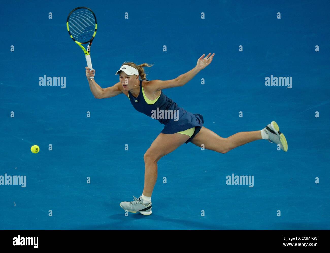 Caroline wozniacki in action hi-res stock photography and images - Alamy