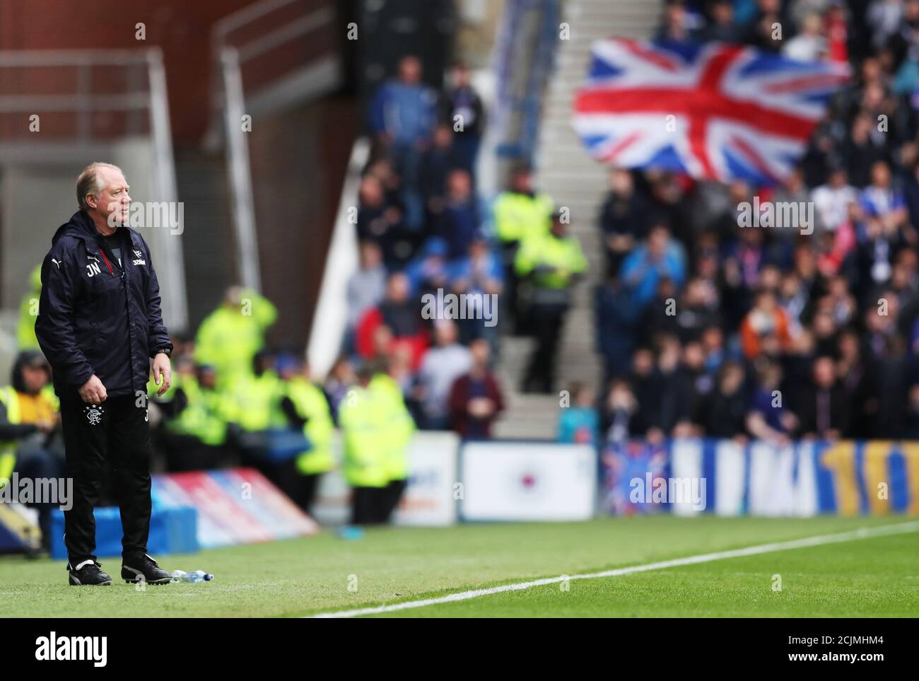 Soccer Football Scottish Premiership Rangers Vs Kilmarnock Ibrox Glasgow Britain May 5 2018 Rangers Co Caretaker Manager Jimmy Nicholl Reuters Scott Heppell Stock Photo Alamy