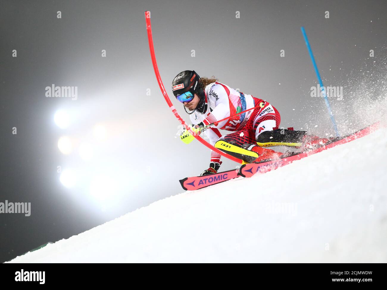 Alpine Skiing - FIS Ski World Cup - Men's Slalom - Schladming, Austria -  January 28, 2020 Austria's Manuel Feller in action REUTERS/Lisi Niesner  Stock Photo - Alamy