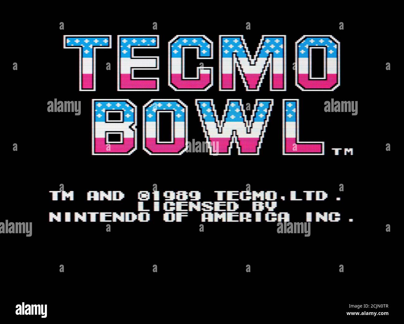 Tecmo Bowl Nintendo Entertainment System NES Videogame Editorial