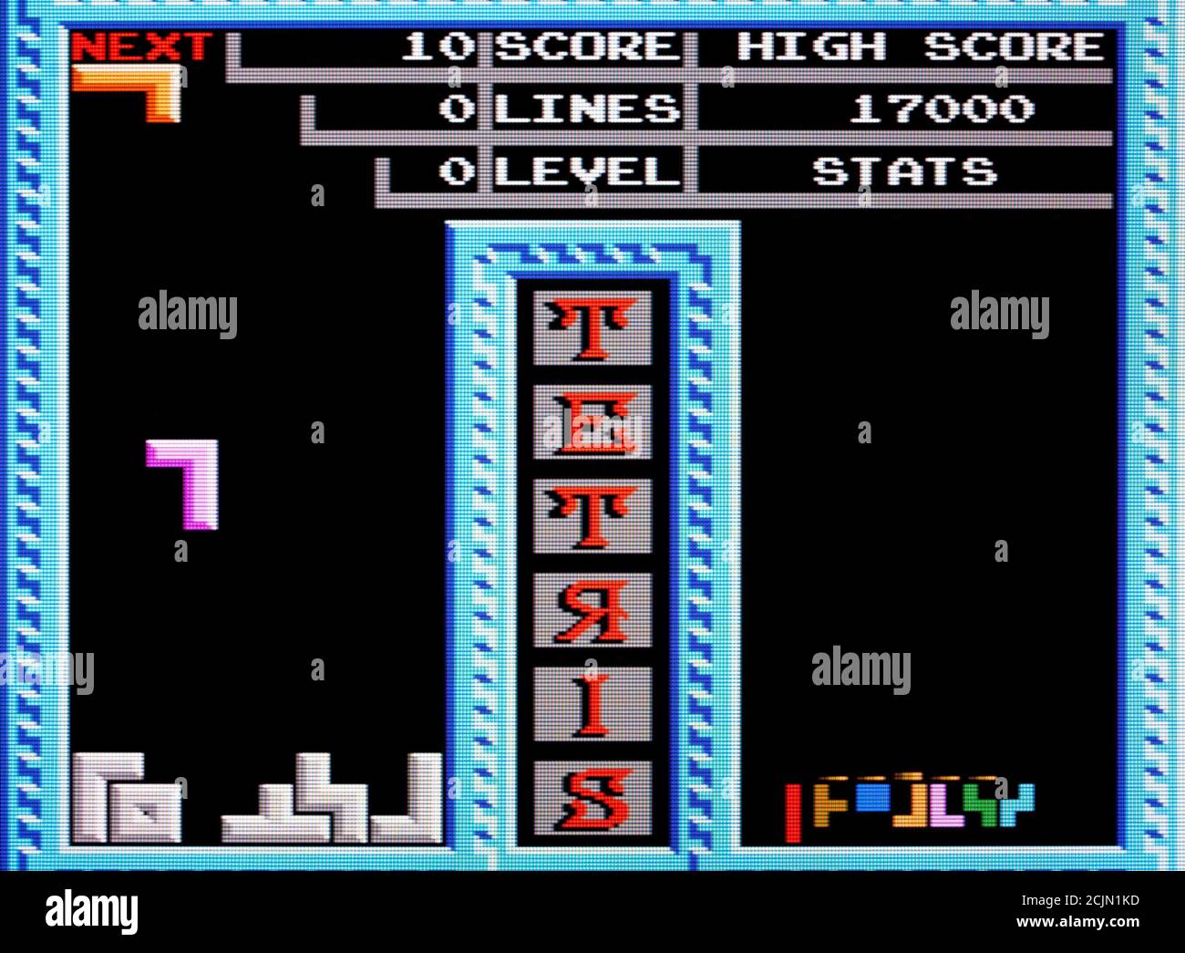 Tengen Tetris - Nintendo Entertainment System - NES Videogame - Editorial  use only Stock Photo - Alamy