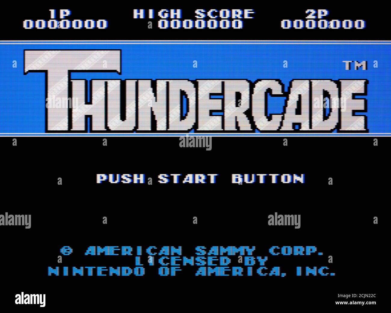 Thundercade - Nintendo Entertainment System - NES Videogame - Editorial use only Stock Photo