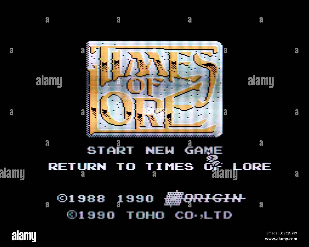 Times of Lore - Nintendo Entertainment System - NES Videogame - Editorial use only Stock Photo