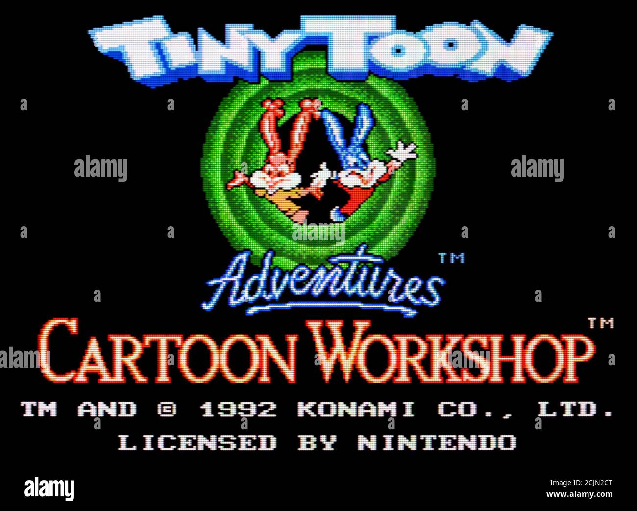 Tiny Toon Adventures Cartoon Workshop - Nintendo Entertainment System - NES  Videogame - Editorial use only Stock Photo - Alamy