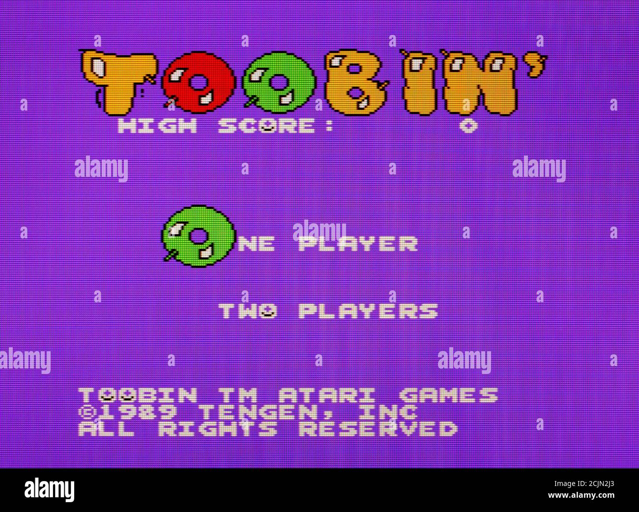 Toobin' - Nintendo Entertainment System - NES Videogame - Editorial use only Stock Photo