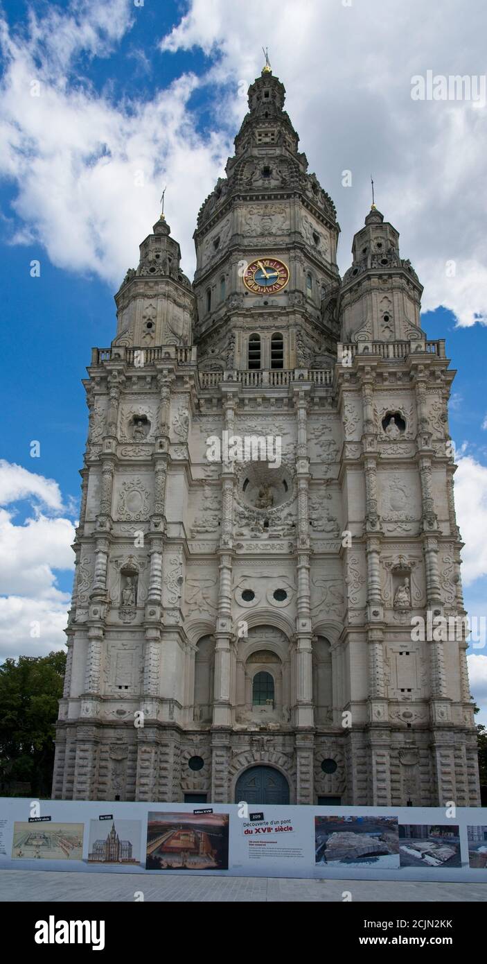 SaintAmandlesEaux France 2 August 2020 Former abbey church tower