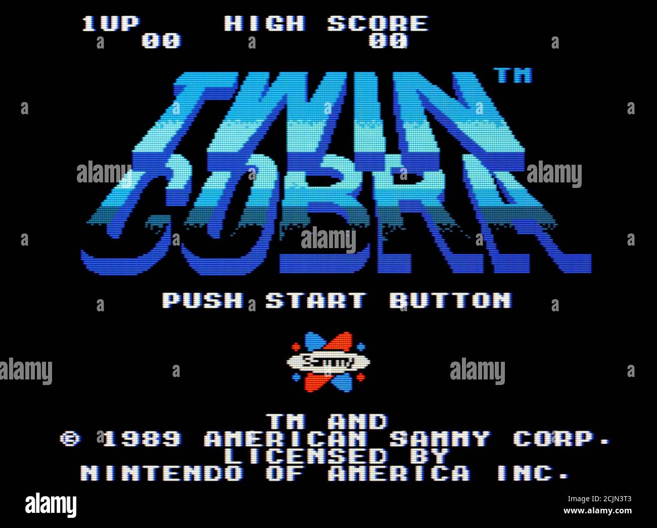 Twin Cobra - Nintendo Entertainment System - NES Videogame - Editorial use  only Stock Photo - Alamy