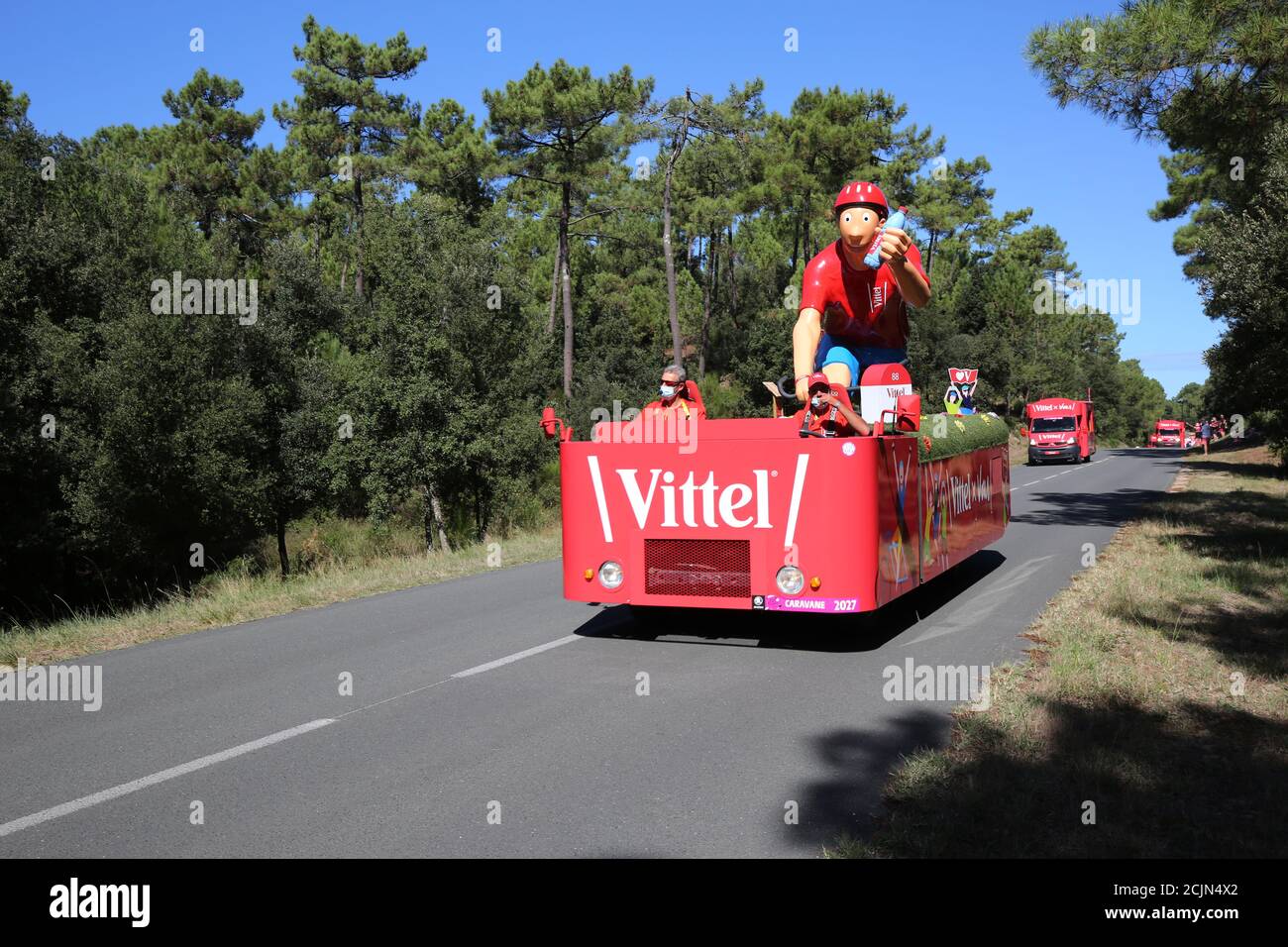 Tour de France, 8.9.20, Côte Sauvage, Charente Maritime Stock Photo