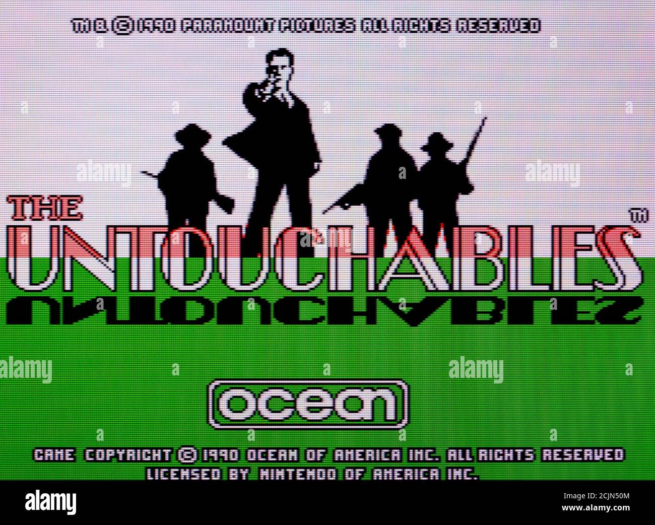 The Untouchables - Nintendo Entertainment System - NES Videogame - Editorial use only Stock Photo