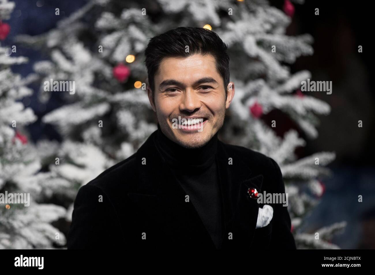 Actor Henry Golding poses as he arrives for the U.K. premiere of 'Last Christmas' in London, Britain, November 11, 2019. REUTERS/Simon Dawson Stock Photo