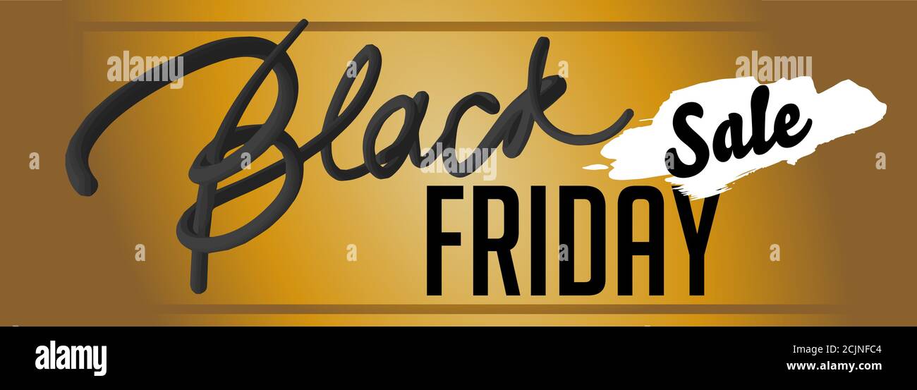 Black Friday Sale set of posters or flyers design with balloons and confetti. Vector illustration. Place for text. Stock Vector