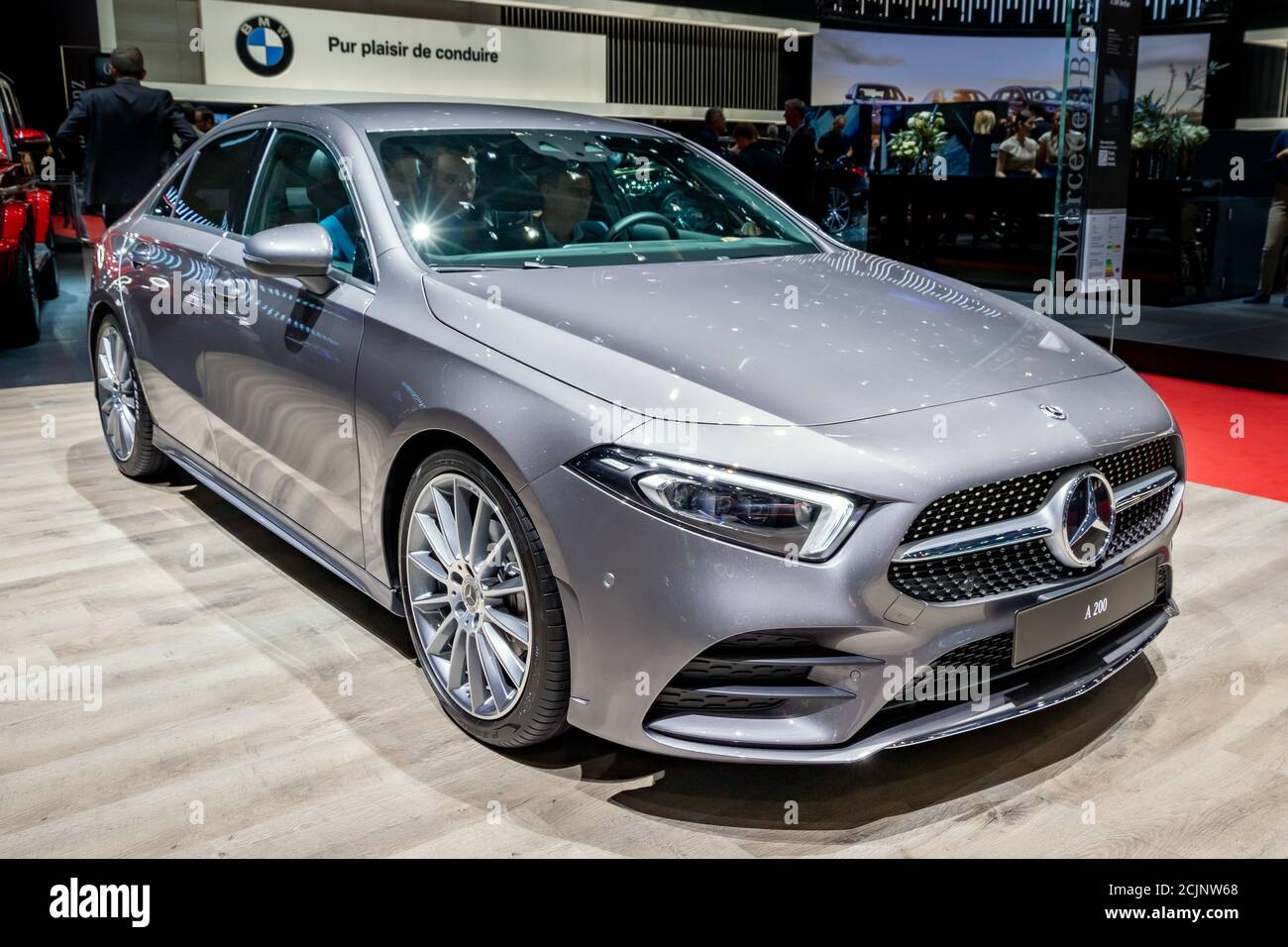 New Mercedes Benz A200 car at the 89th Geneva International Motor Show.  Geneva, Switzerland - March 5, 2019 Stock Photo - Alamy