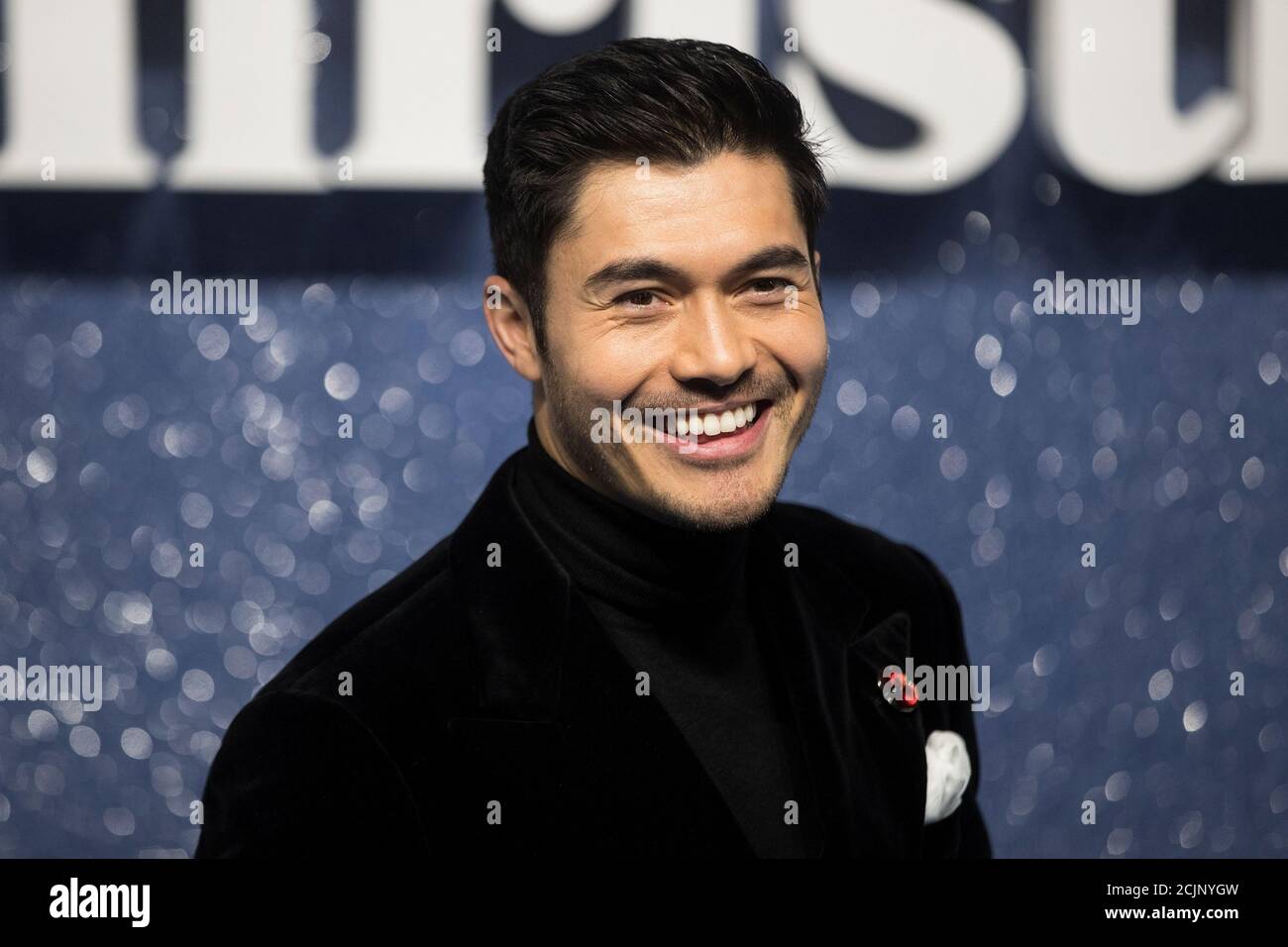 Actor Henry Golding poses as he arrives for the U.K. premiere of 'Last Christmas' in London, Britain, November 11, 2019. REUTERS/Simon Dawson Stock Photo