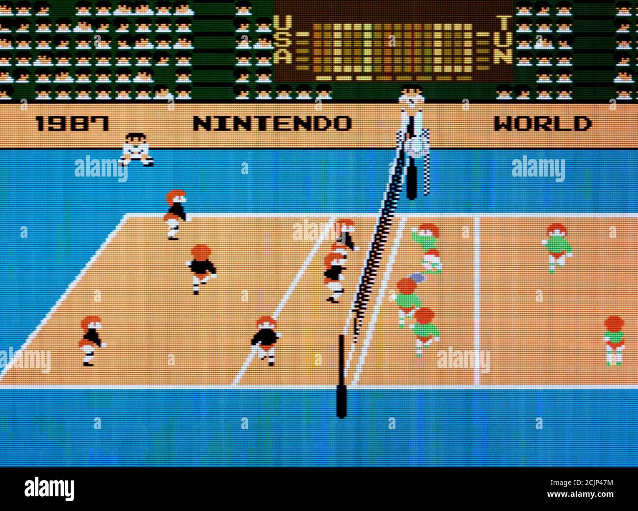 Volley Ball Nintendo Entertainment System NES Videogame