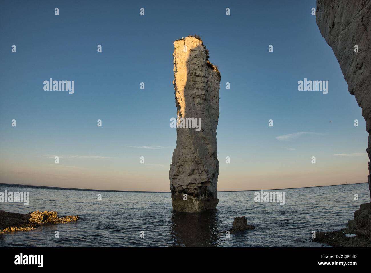 Old Harry Rocks in Studland Poole, UK Stock Photo - Alamy
