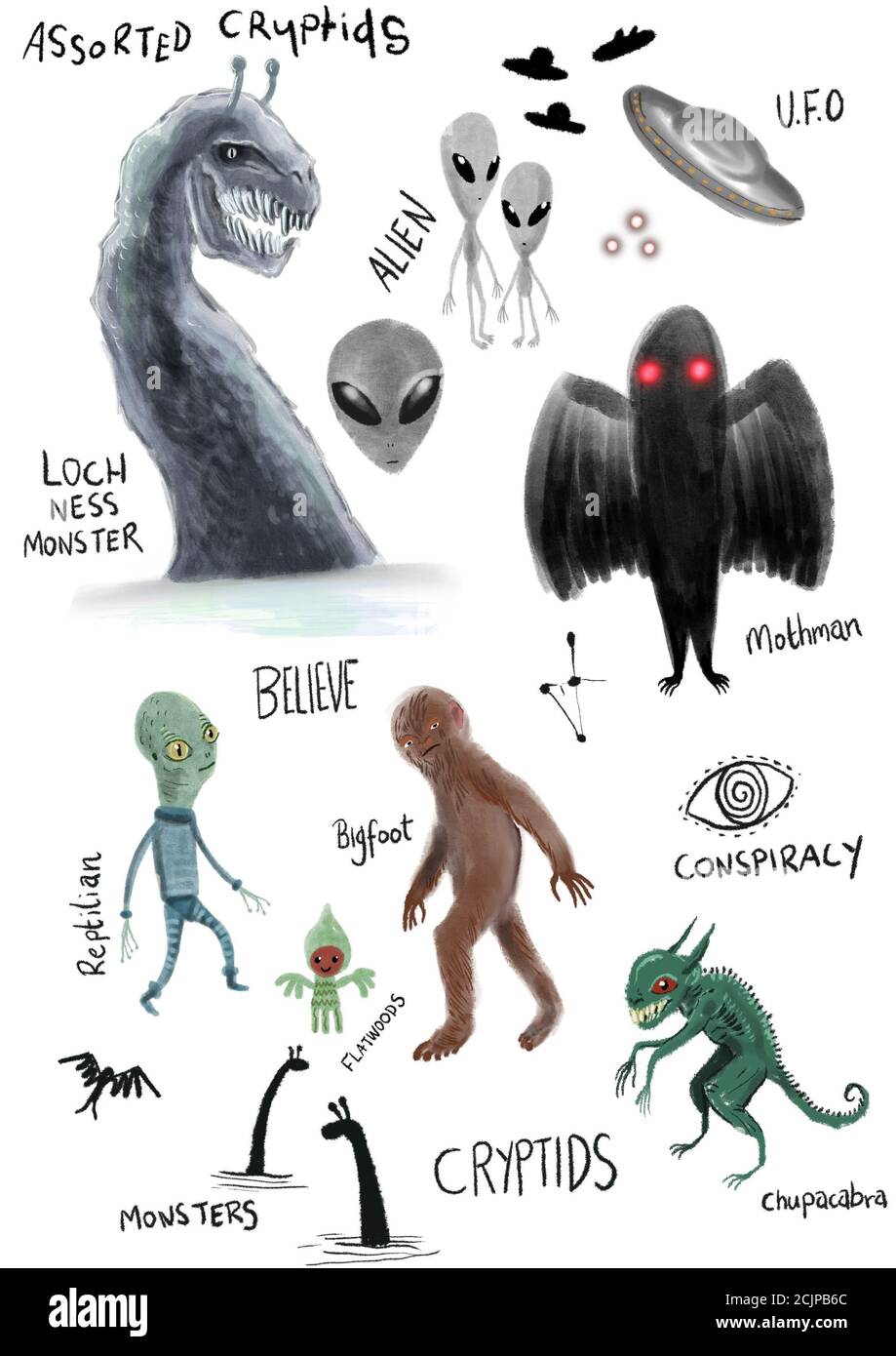 Cryptids hi-res stock photography and images - Alamy