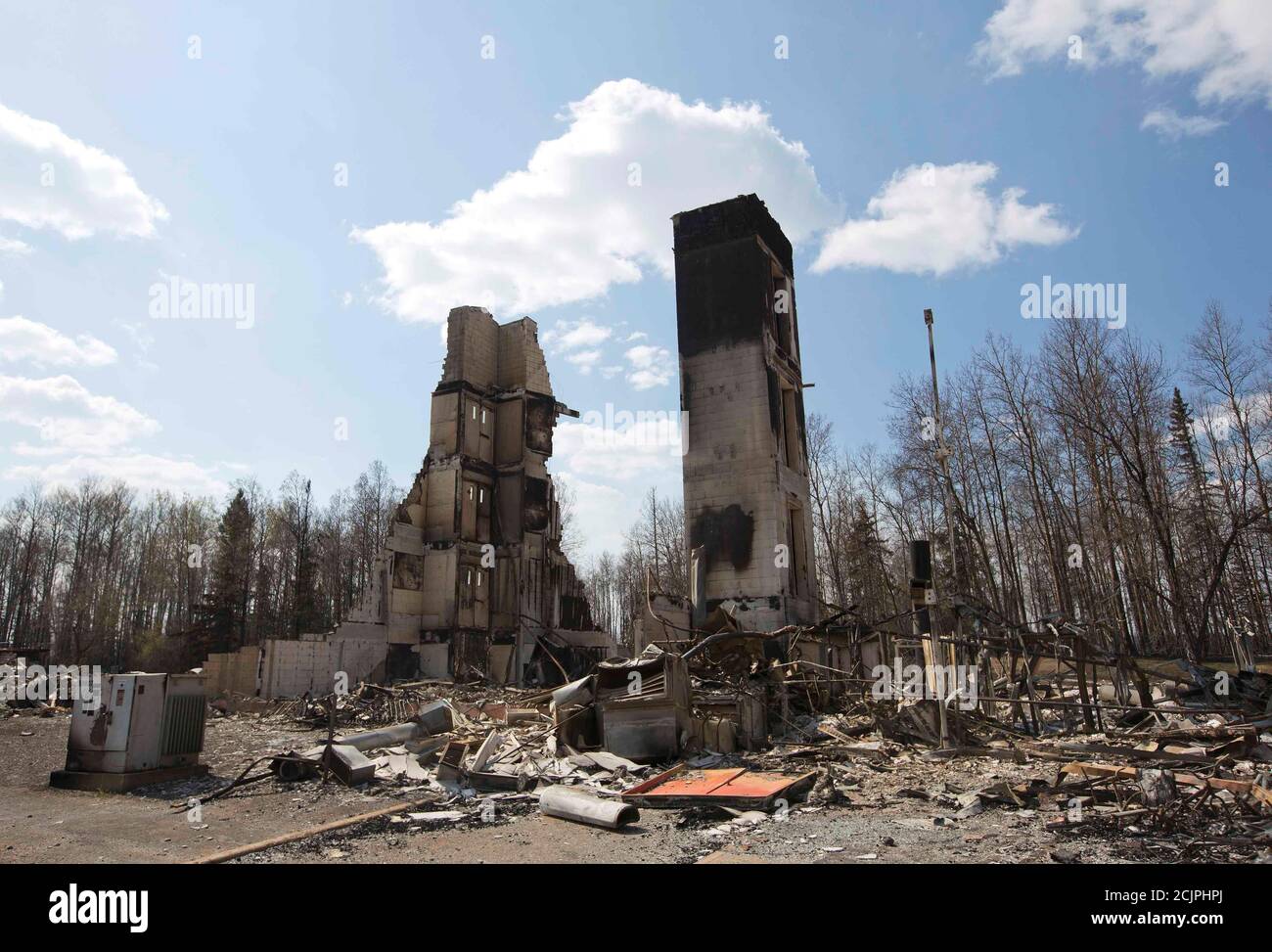 Fort mcmurray fire aftermath hires stock photography and images Alamy