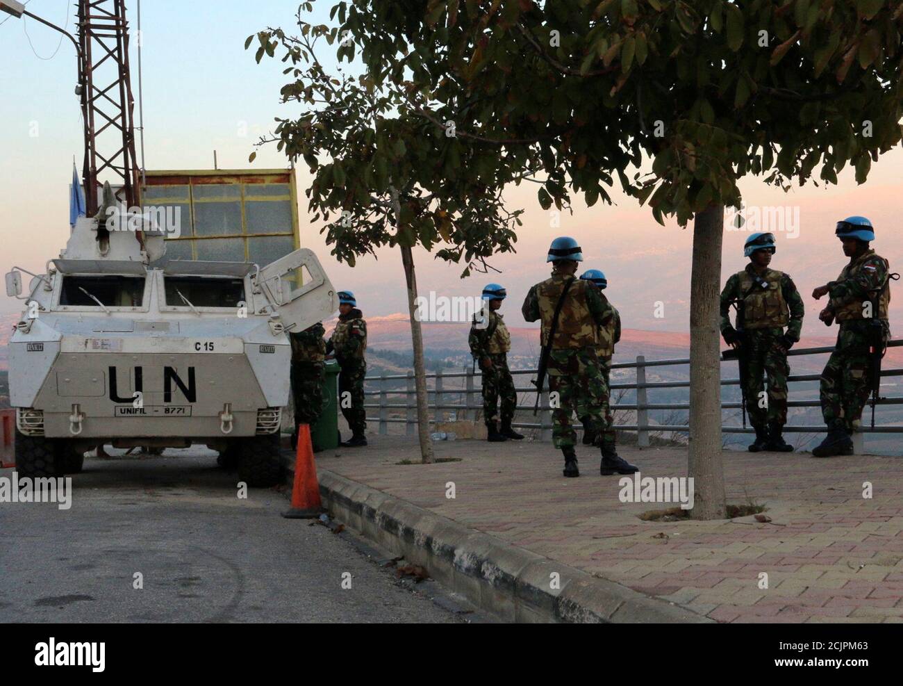 U.N. peacekeepers of the United Nations Interim Force in Lebanon