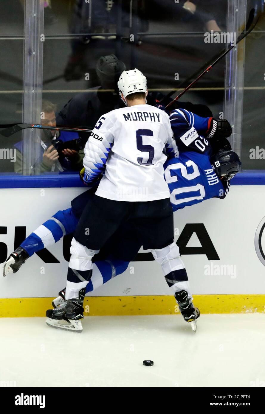 Ice Hockey - 2018 IIHF World Championships - Group B - Finland v USA - Jyske  Bank Boxen - Herning, Denmark - May 15, 2018 - Connor Murphy of the U.S. in