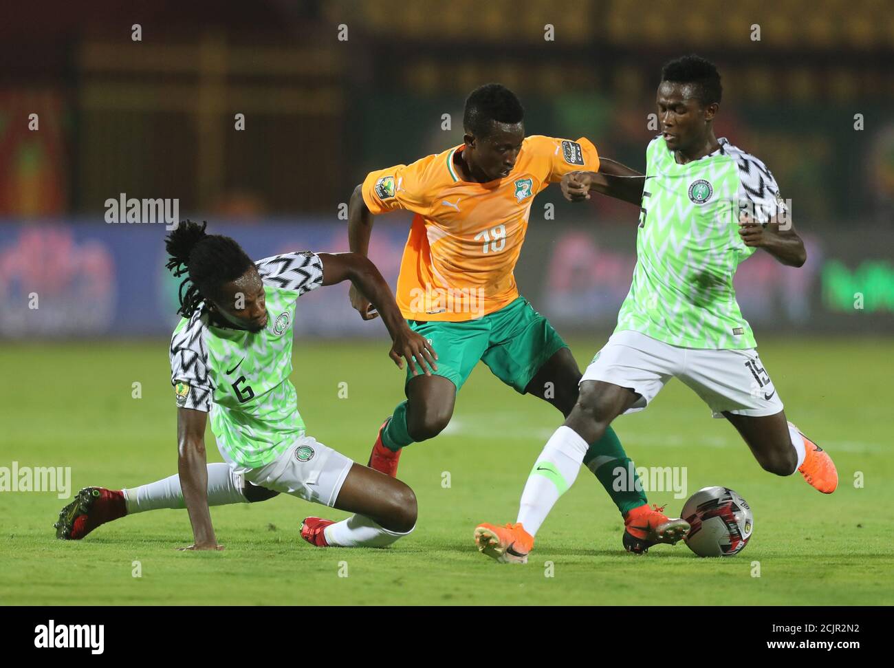 Soccer Football - Africa Under 23 Cup of Nations - Group B - Nigeria U23 v  Ivory Coast U23 - Al Salam Stadium, Cairo, Egypt - November 9, 2019 Ivory  Coast's Jean