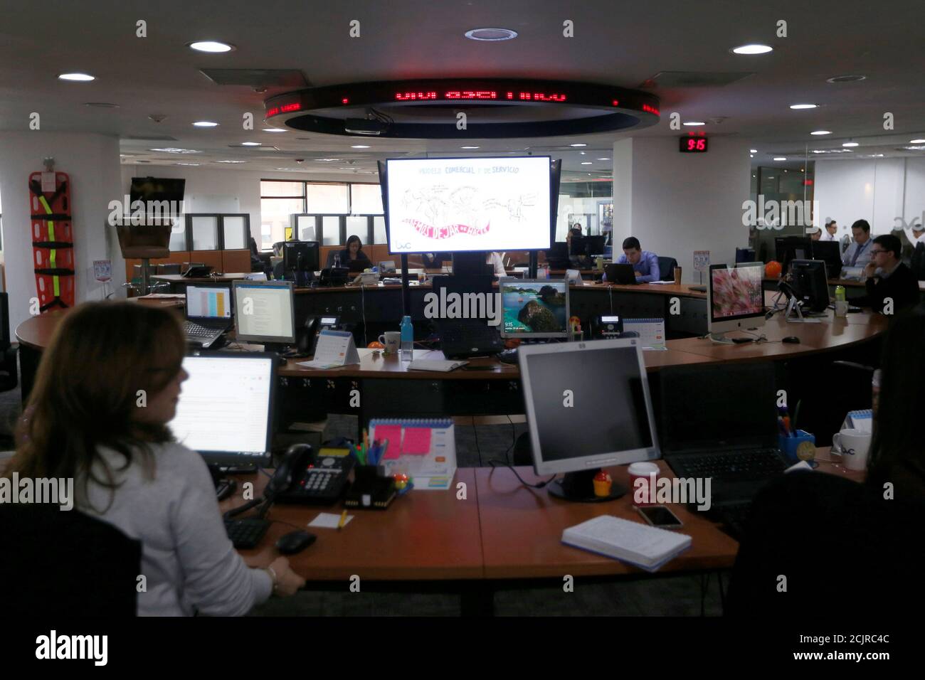 Traders Work On The Floor Of The Colombian Stock Exchange In Bogota Colombia January 29 2019 Picture Taken January 29 2019 Reuters Luisa Gonzalez Stock Photo Alamy