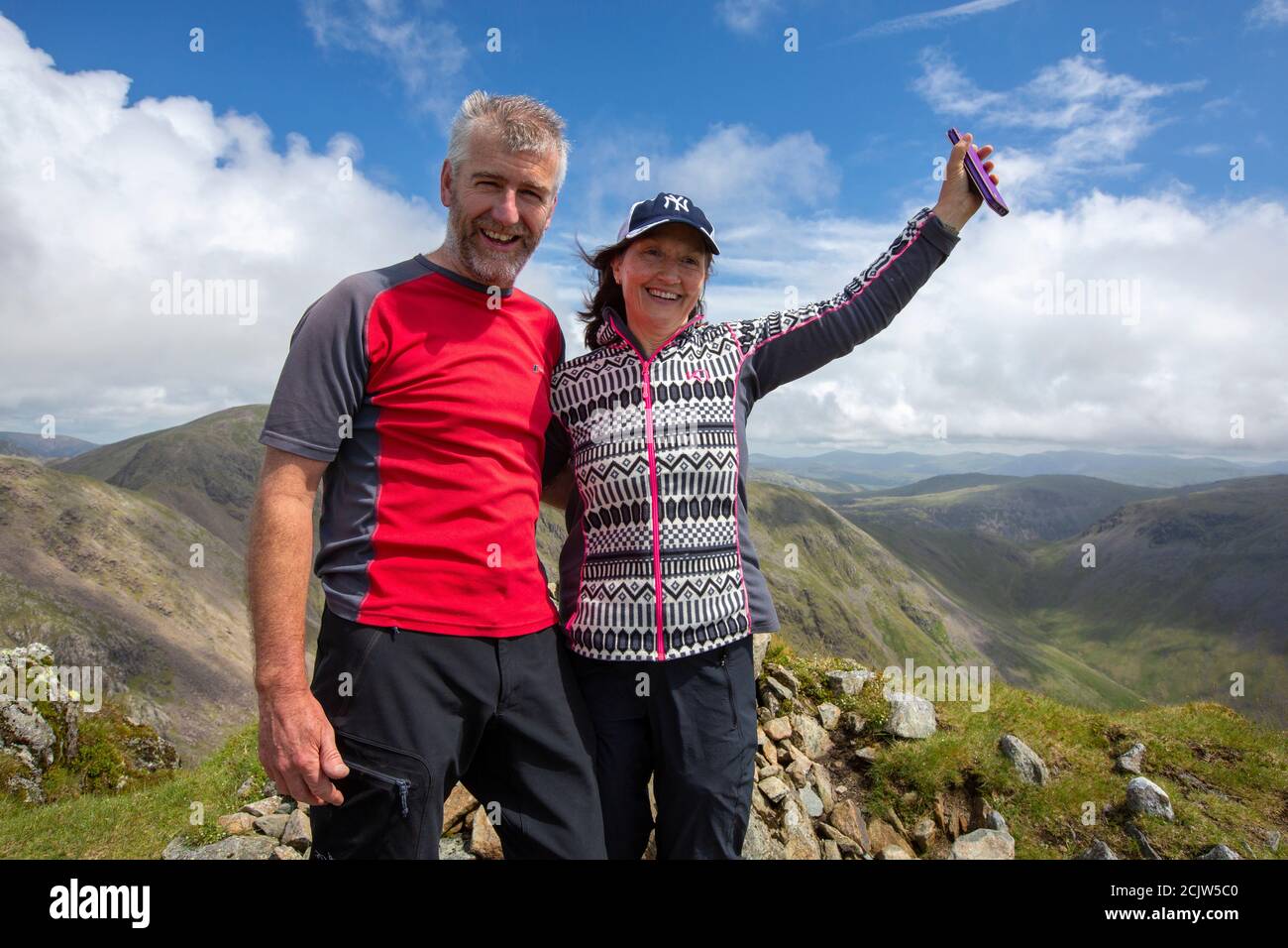Red pike cumbria summit hi-res stock photography and images - Alamy