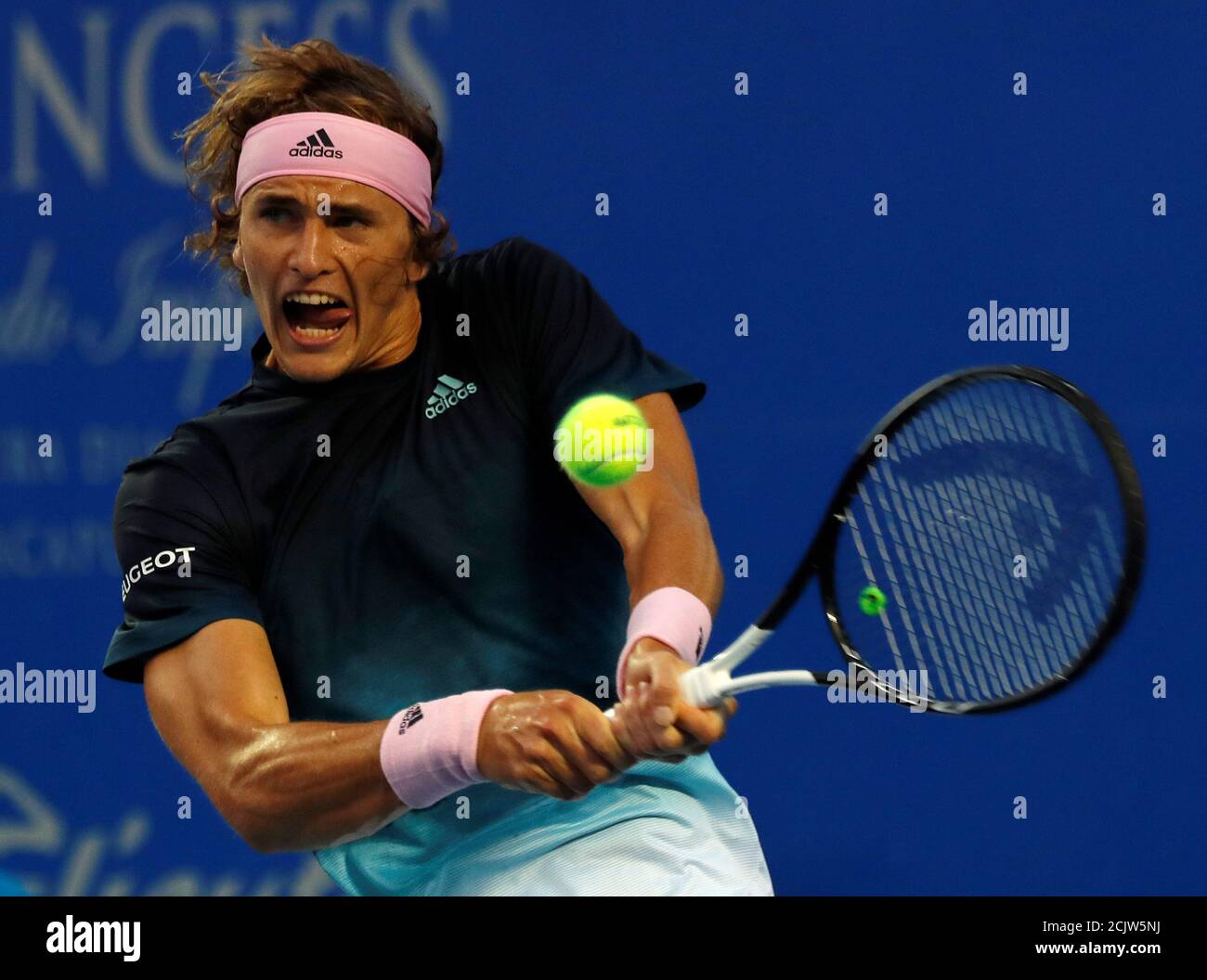 Tennis - ATP 500 - Acapulco Open, Acapulco, Mexico - March 1, 2019  Germany's Alexander Zverev in action during his match against Britain's  Cameron Norrie REUTERS/Henry Romero Stock Photo - Alamy