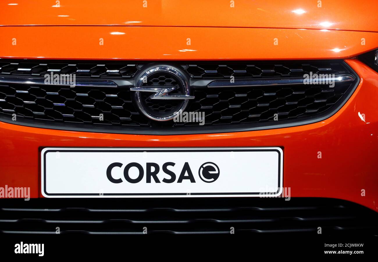 The New Opel Corsa E Electric Car Is Pictured During Its Presentation In Ruesselsheim Germany June 4 19 Reuters Ralph Orlowski Stock Photo Alamy