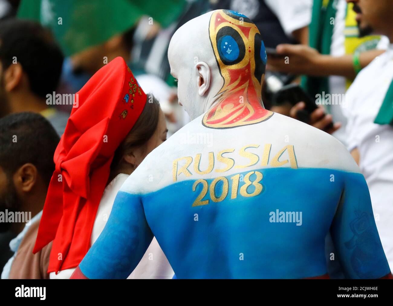 World cup body paint hi-res stock photography and images - Alamy