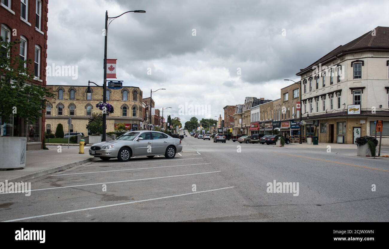 A view of downtown Mitchell Stock Photo Alamy