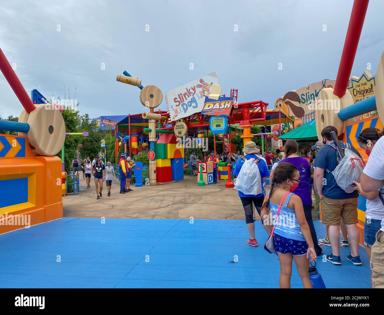 Slinky Dog Dash Rollercoaster Ride at Hollywood Studios Park at Walt Disney  World in Orlando, FL Editorial Stock Photo - Image of family, meet:  191458173