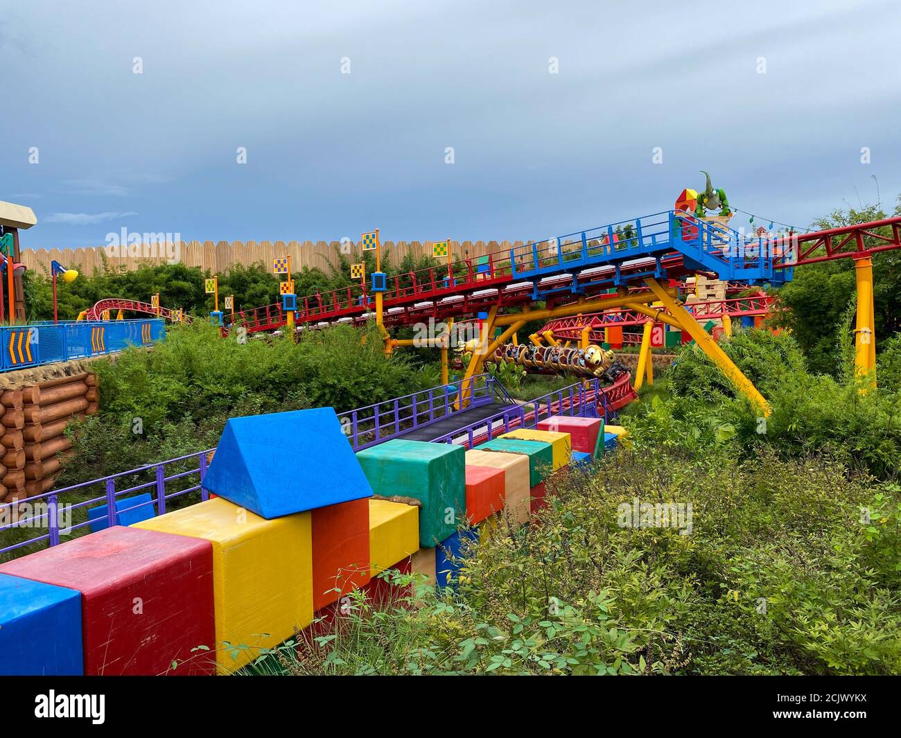 Slinky Dog Dash Rollercoaster Ride at Hollywood Studios Park at Walt Disney  World in Orlando, FL Editorial Stock Photo - Image of family, meet:  191458173