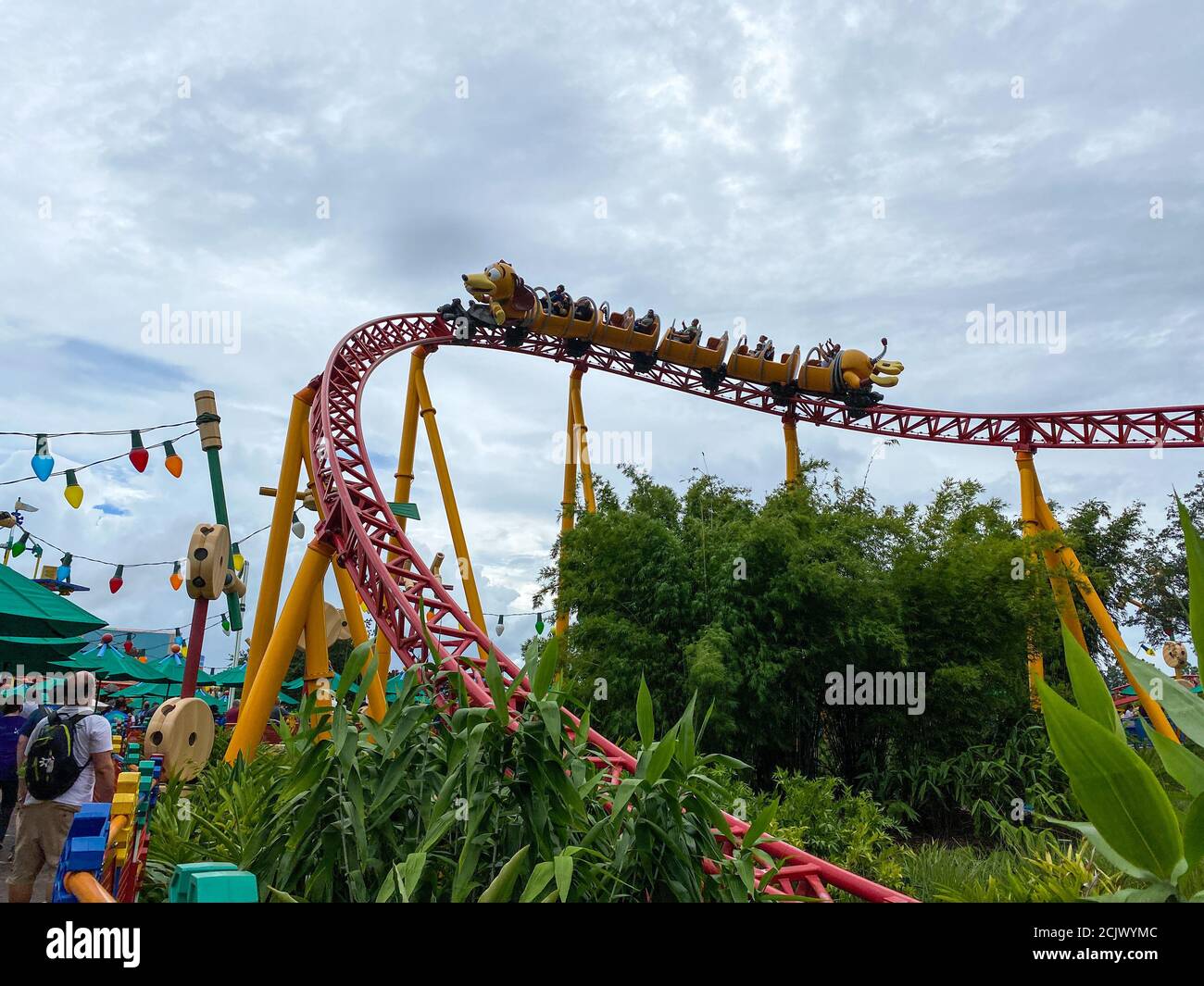 Slinky Dog Dash Rollercoaster Ride at Hollywood Studios Park at Walt Disney  World in Orlando, FL Editorial Stock Photo - Image of family, meet:  191458173