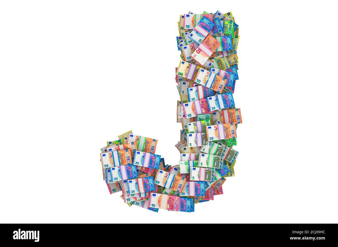 Letter J From Euro Packs 3d Rendering Isolated On White Background Stock Photo Alamy Letter J From Euro Packs 3d Rendering Isolated On White Background Stock Photo Alamy