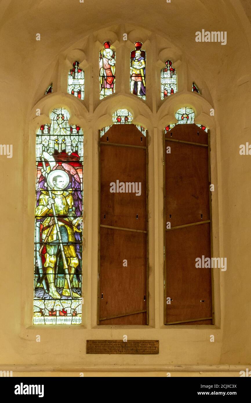 Broken stained glass window hires stock photography and images Alamy