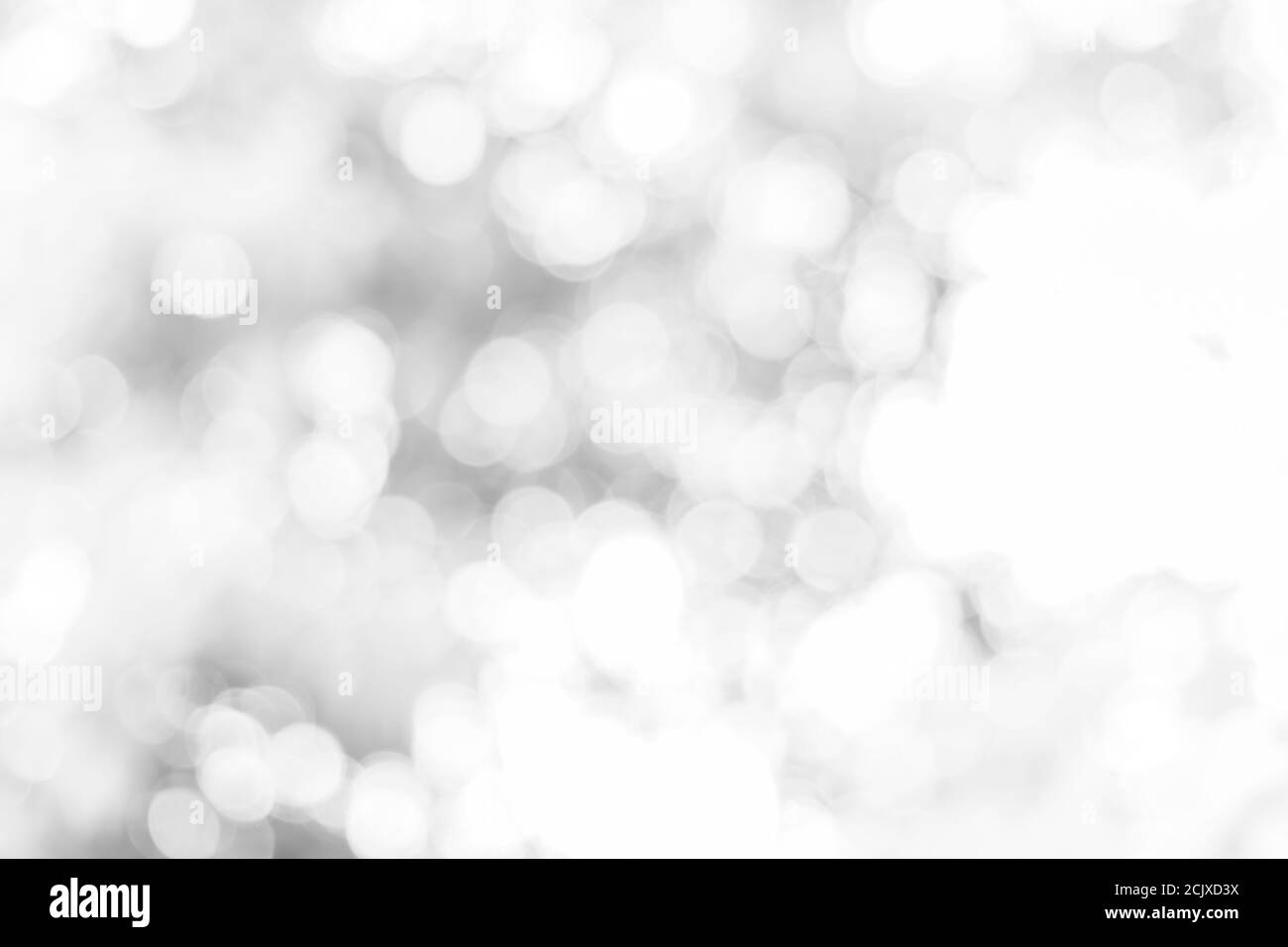 Abstract blurred silver bokeh soft light background and texture. Christmas  and Happy new year on blurred bokeh with snowfall banner background Stock  Photo - Alamy
