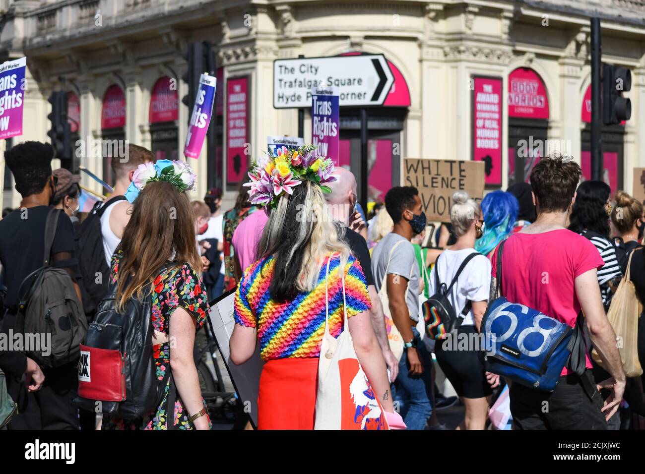 Taken on the Trans Gender Rights march in London on the 12th September ...