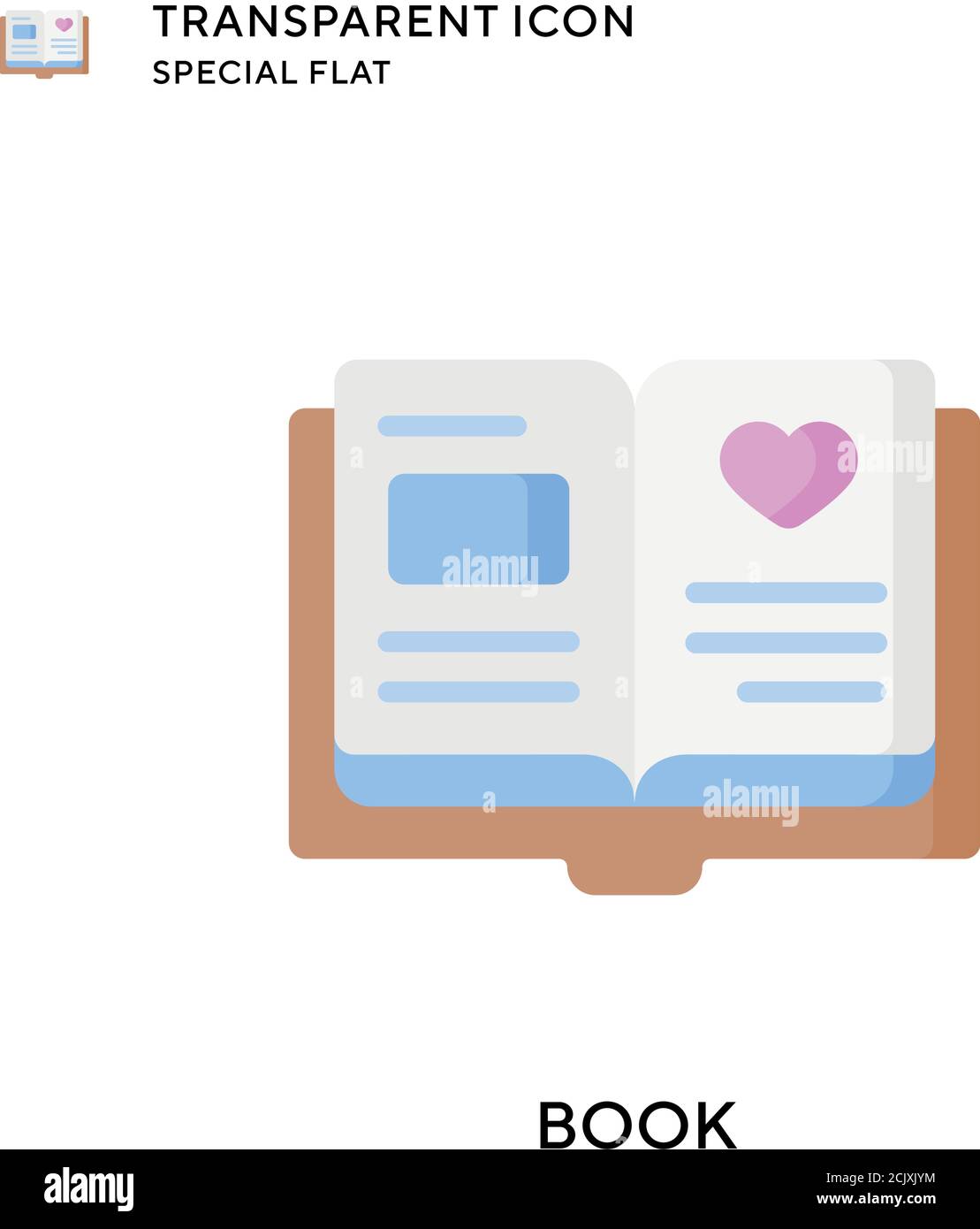 Book vector icon. Flat style illustration. EPS 10 vector Stock Vector ...