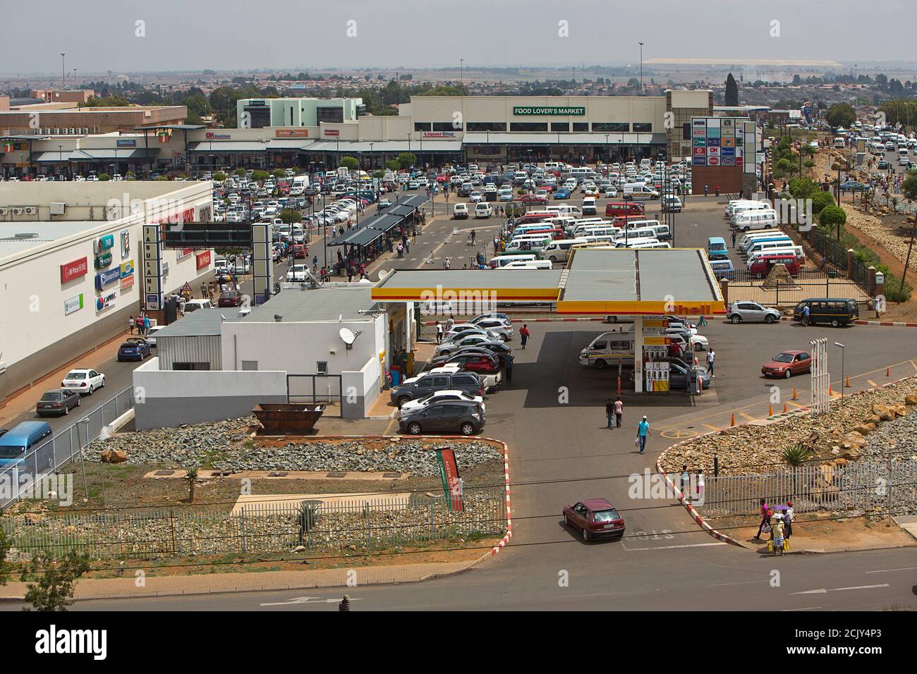 Popular Jabulani Shopping Mall in Soweto township, Johannesburg, South Africa Stock Photo