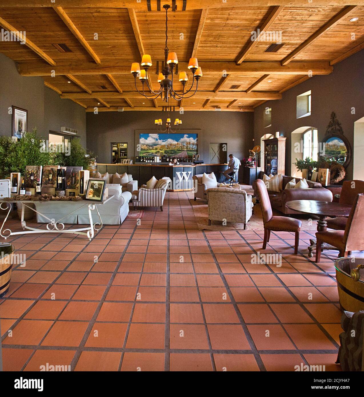 Waterford Wine Estate, Stellenbosch, Cape Town, South Africa Stock