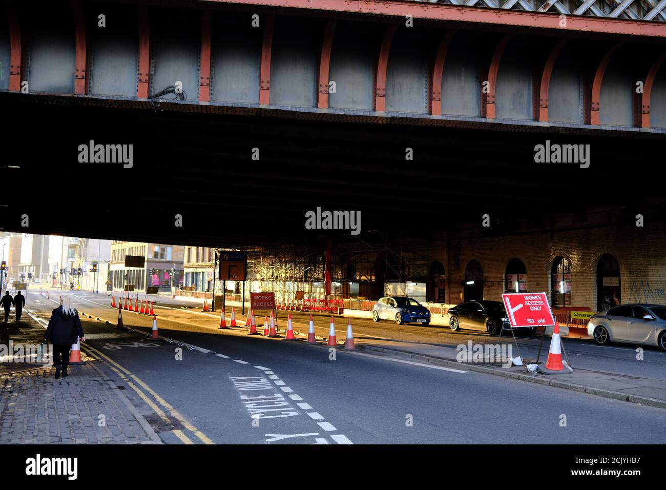 Light under the bridge, Glasgow Stock Photo Alamy