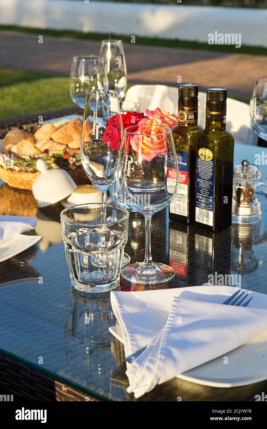 Peter Falke Winery, Stellenbosch, South Africa Stock Photo