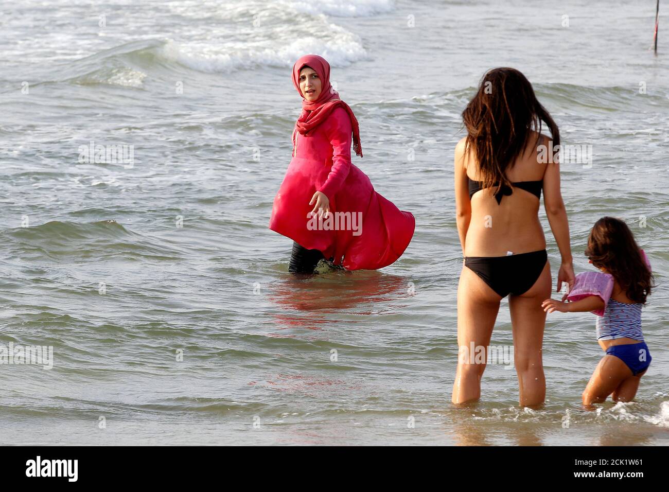 Israel beach woman bikini hi-res stock photography and images - Alamy