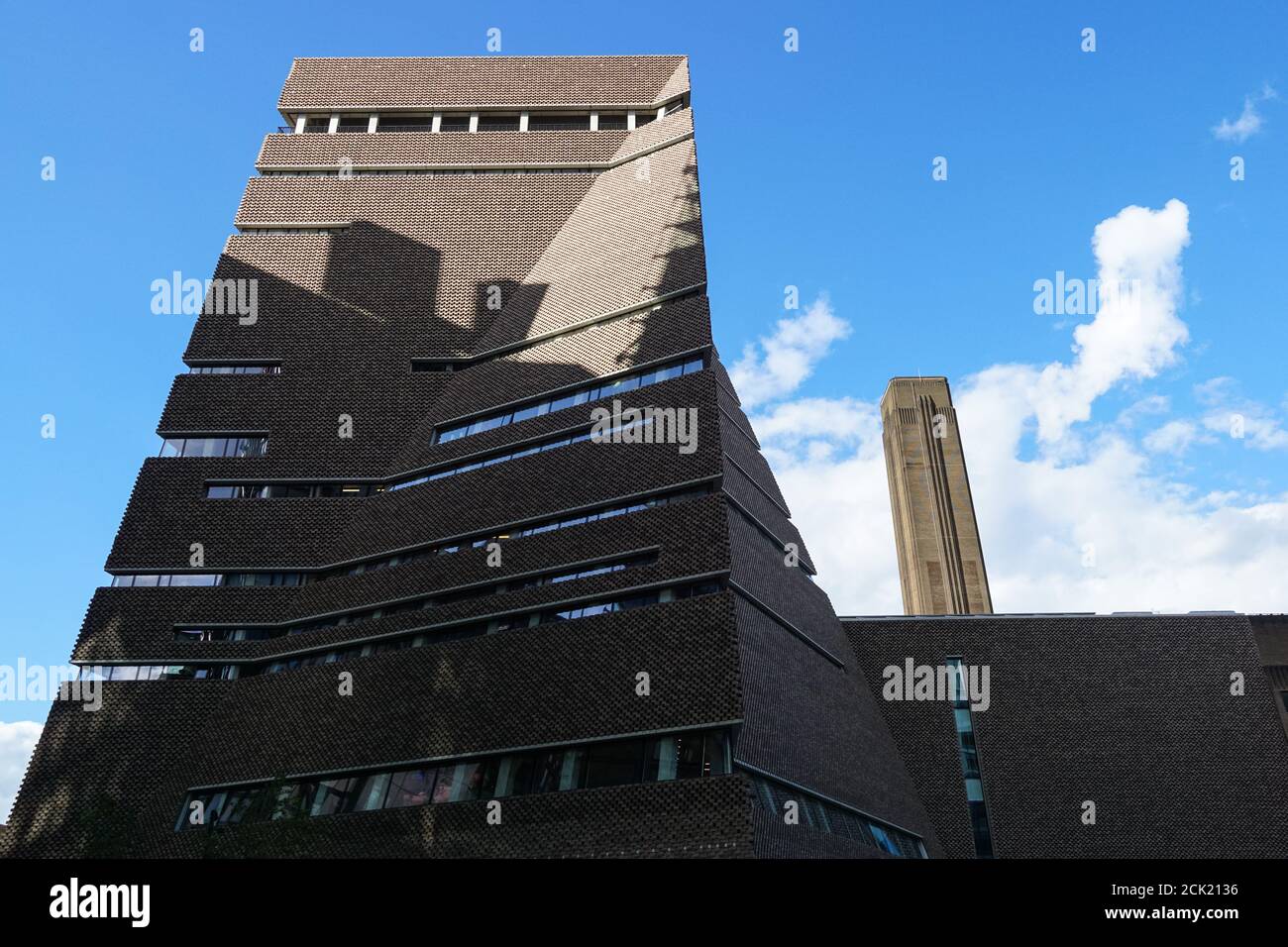 The Viewing Level at Tate Modern, the Switch House, London England United Kingdom UK Stock Photo