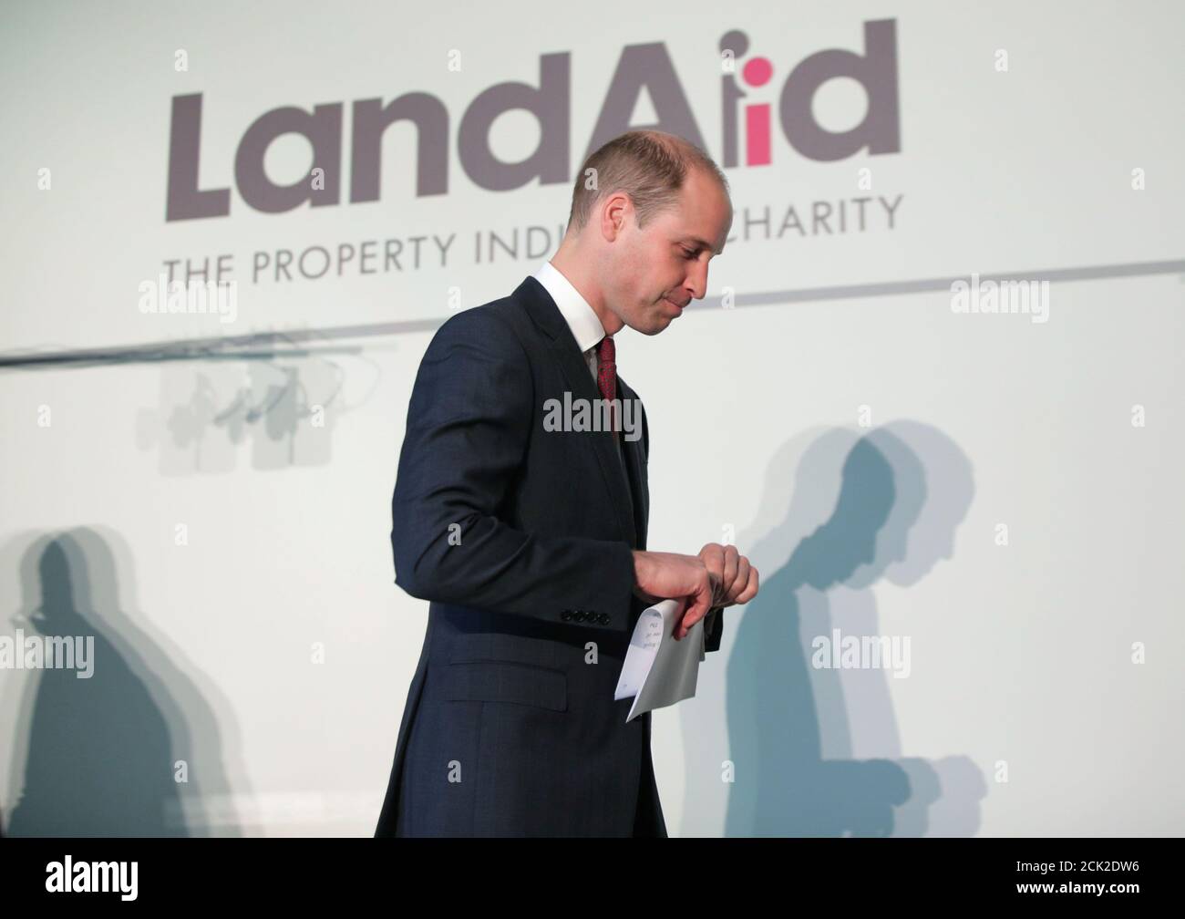 Britain's Prince William attends the launch of LandAid's Pledge150 campaign at the Royal Institution of Chartered Surveyors, in London, Britain, November 17, 2017. REUTERS/Yui Mok/Pool Stock Photo