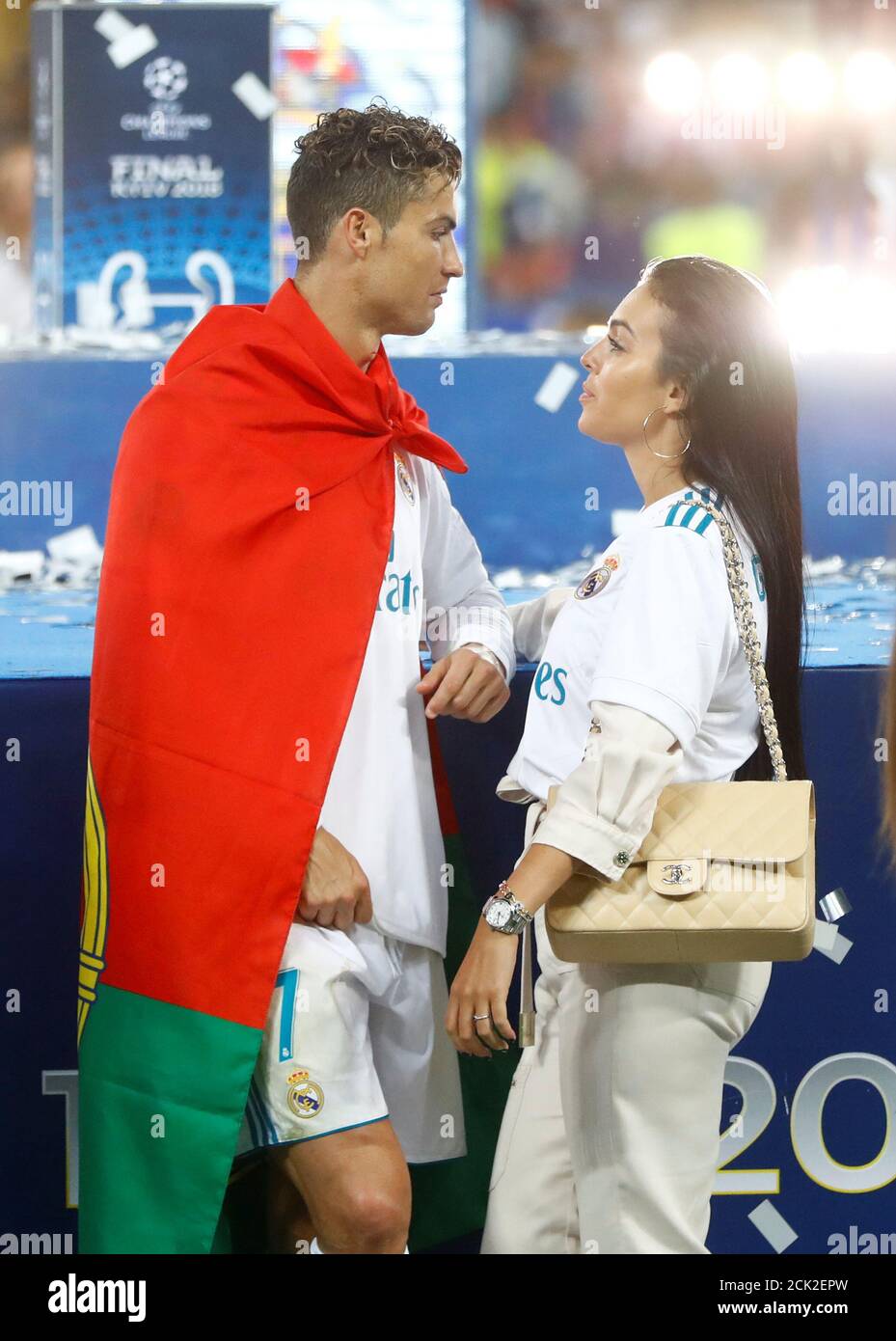 Real Madrids Cristiano Ronaldo Girlfriend High Resolution Stock Photography And Images Alamy