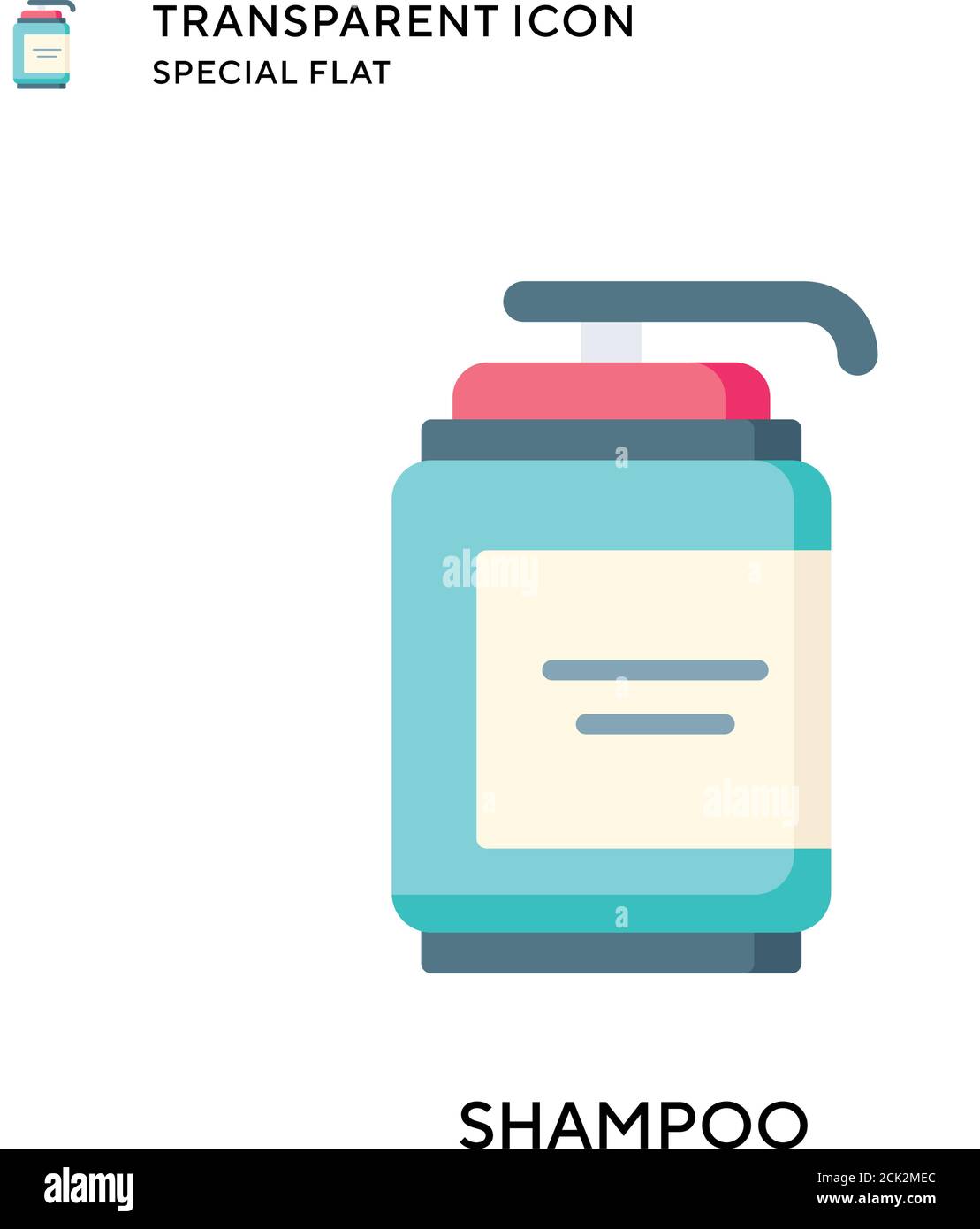 Shampoo vector icon. Flat style illustration. EPS 10 vector Stock ...
